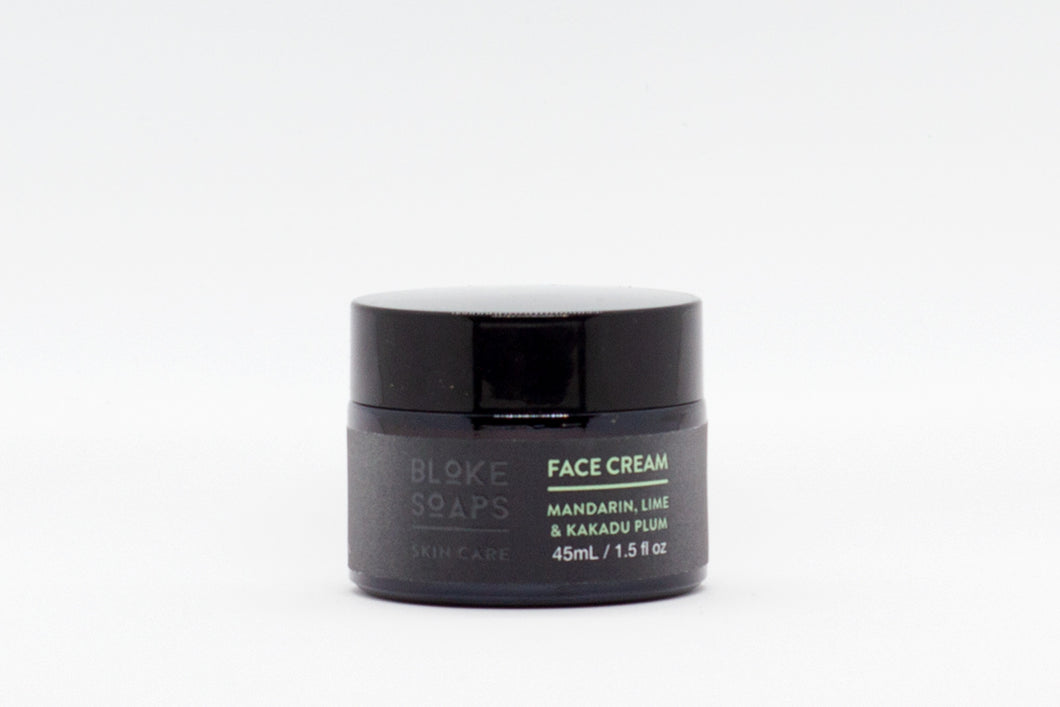 Bloke Soaps Skin Care -  Face Cream: Mandarin, Lime & Kakadu Plum 45mL jar