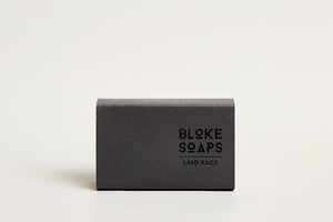 Bloke Soaps Ladi Back lime (green) black cardboard packaging.